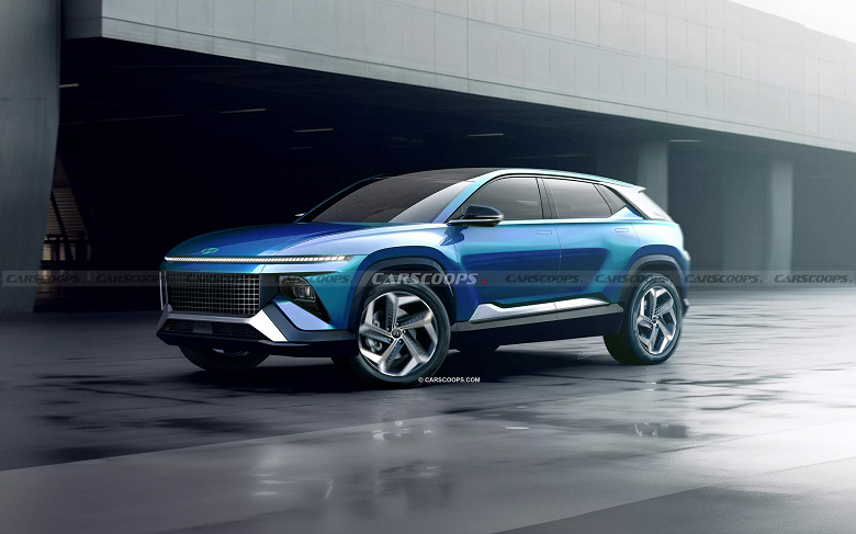 Hyundai Nexo 2026 с принципиально новой силовой установкой: первое качественное изображение и первые подробности